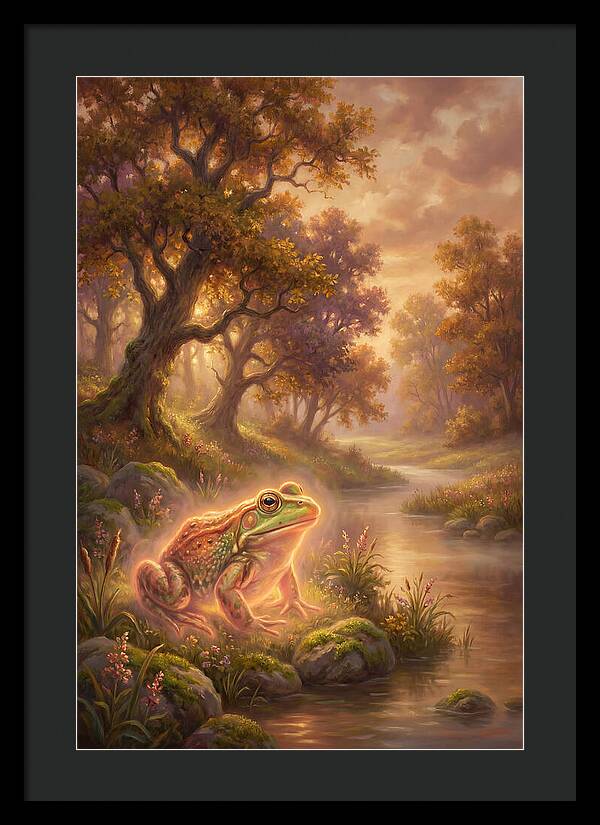 Bullfrog By The Stream