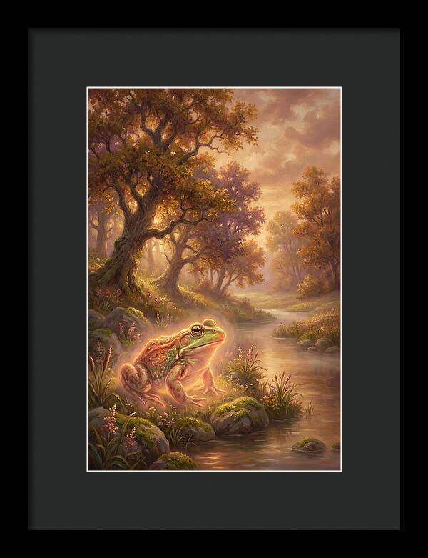 Bullfrog By The Stream