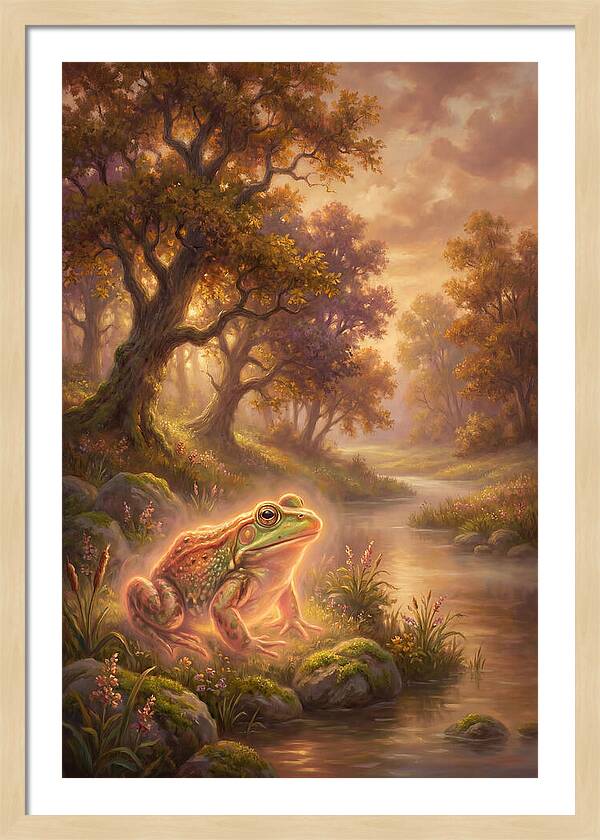 Bullfrog By The Stream