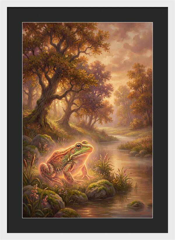 Bullfrog By The Stream