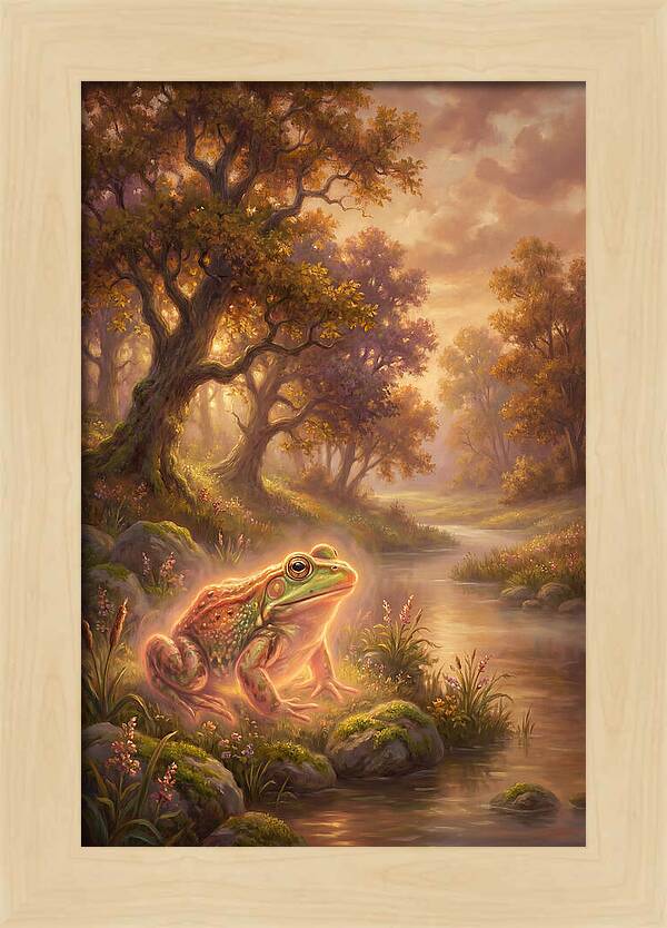 Bullfrog By The Stream