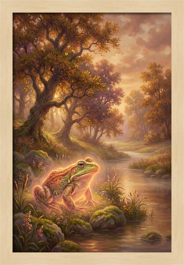Bullfrog By The Stream