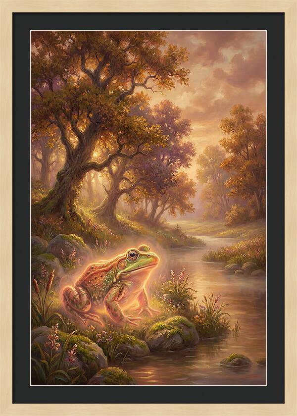 Bullfrog By The Stream