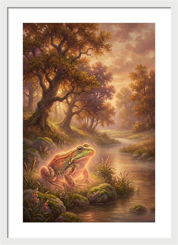 Bullfrog By The Stream