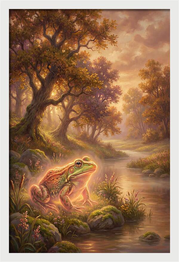 Bullfrog By The Stream