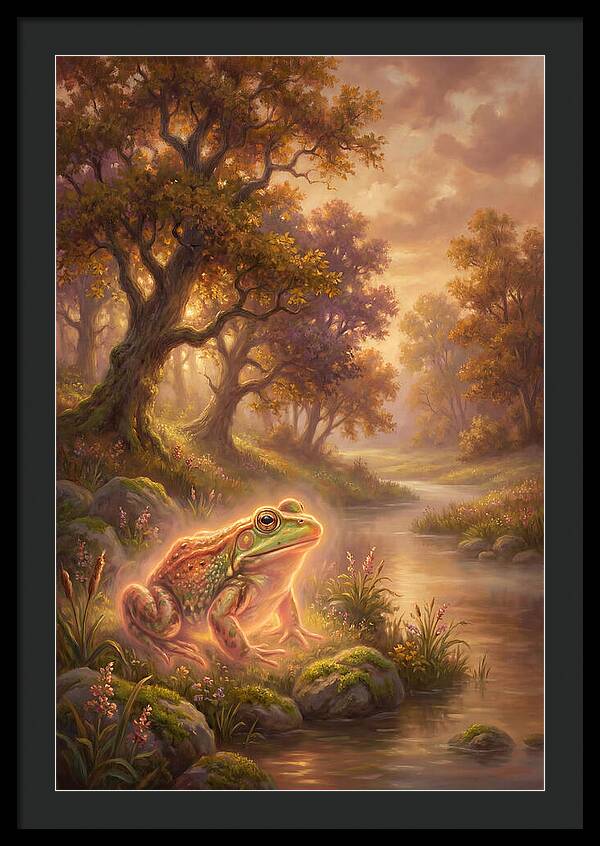 Bullfrog By The Stream