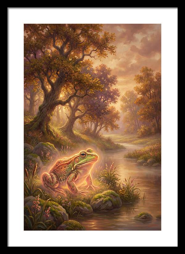 Bullfrog By The Stream
