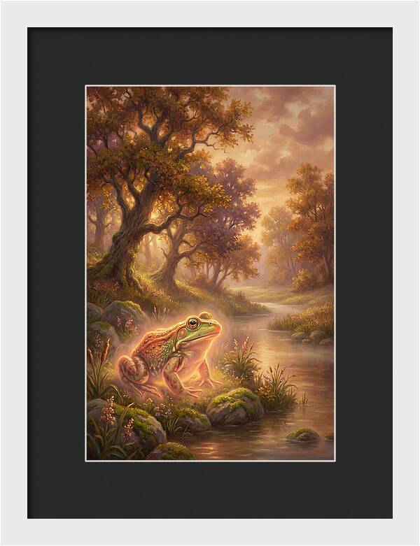 Bullfrog By The Stream