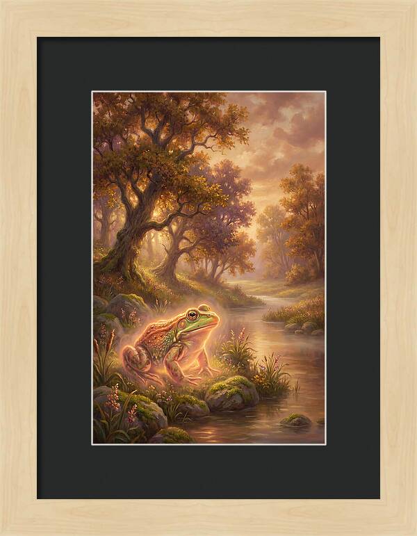 Bullfrog By The Stream