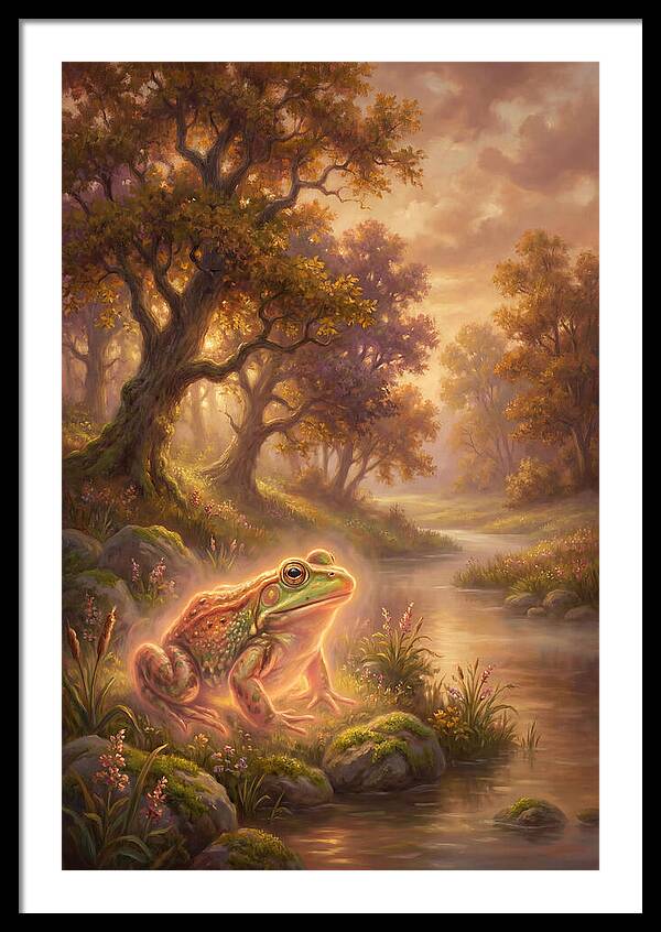 Bullfrog By The Stream