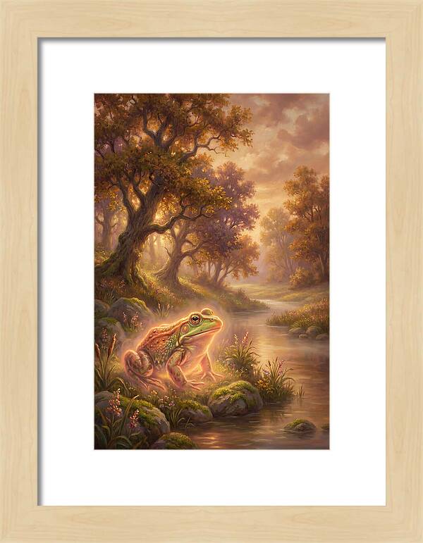 Bullfrog By The Stream