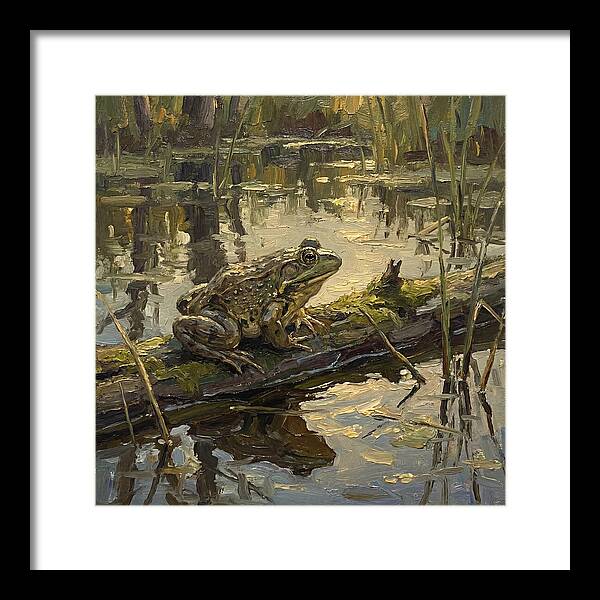 Bullfrog By The Waters Edge