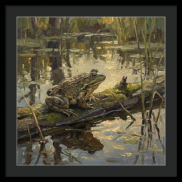 Bullfrog By The Waters Edge