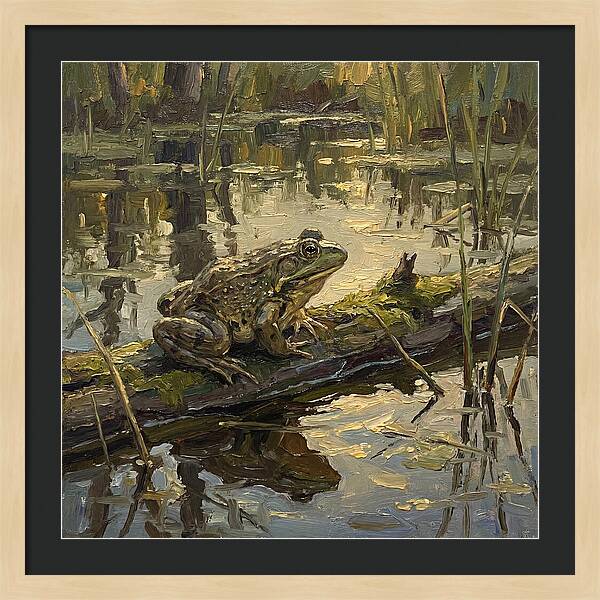Bullfrog By The Waters Edge