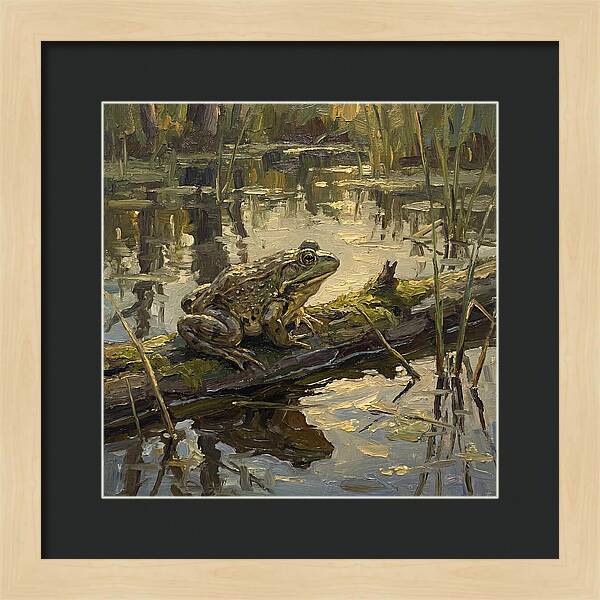 Bullfrog By The Waters Edge