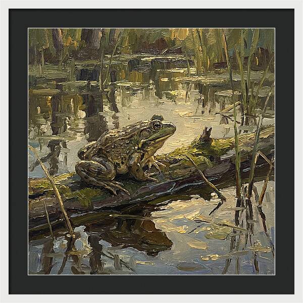 Bullfrog By The Waters Edge