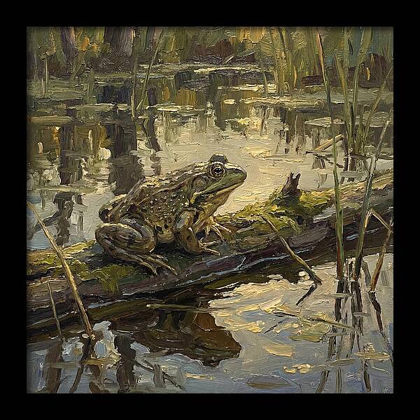 Bullfrog By The Waters Edge