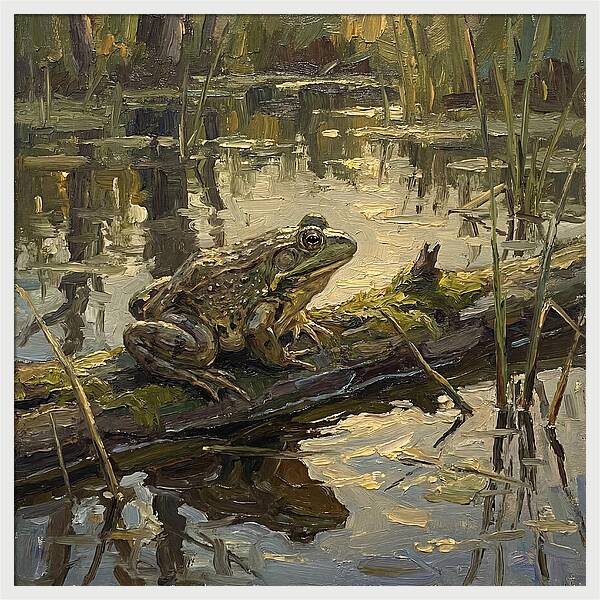 Bullfrog By The Waters Edge
