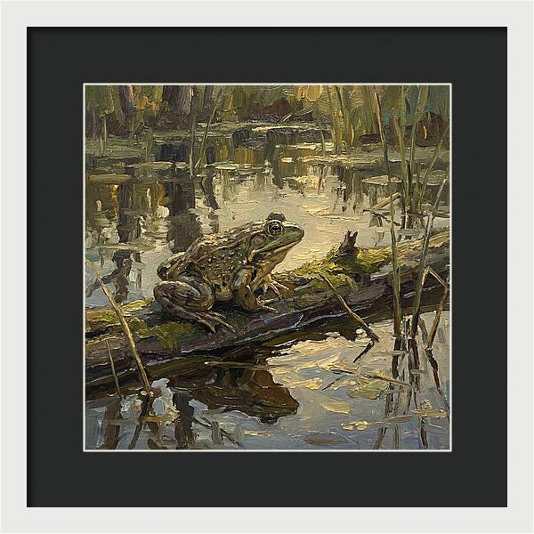 Bullfrog By The Waters Edge