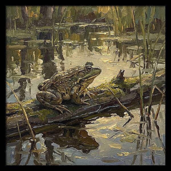 Bullfrog By The Waters Edge