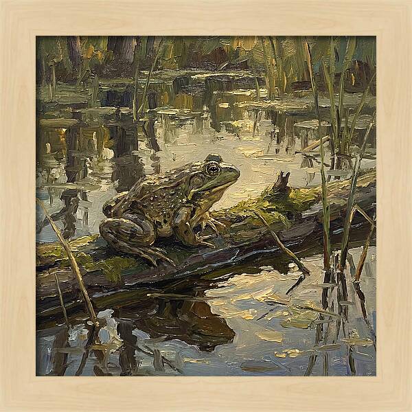 Bullfrog By The Waters Edge