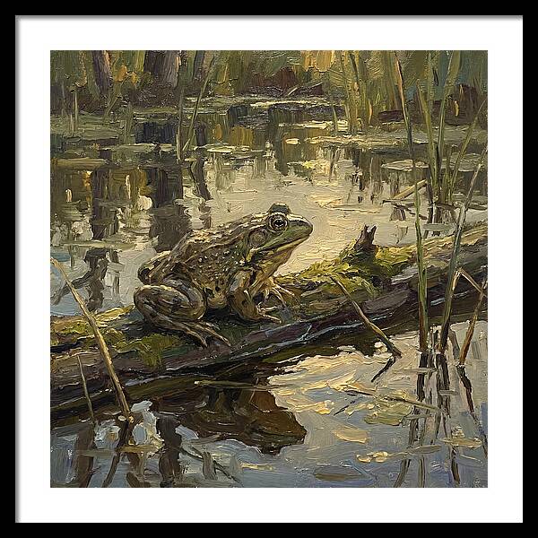 Bullfrog By The Waters Edge