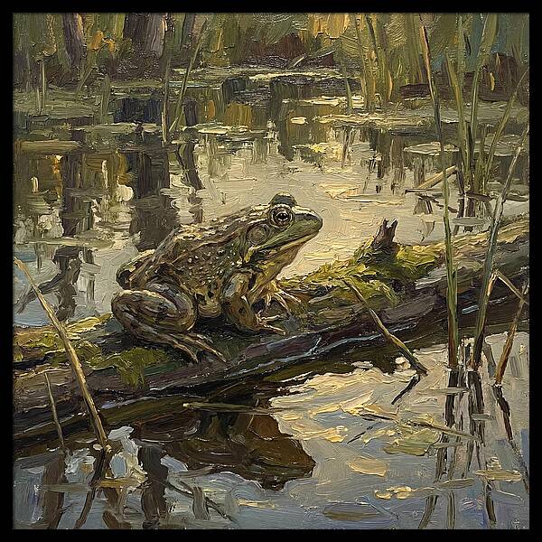 Bullfrog By The Waters Edge