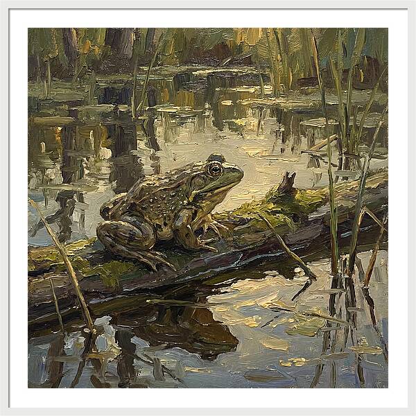 Bullfrog By The Waters Edge