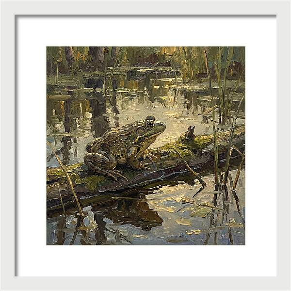 Bullfrog By The Waters Edge
