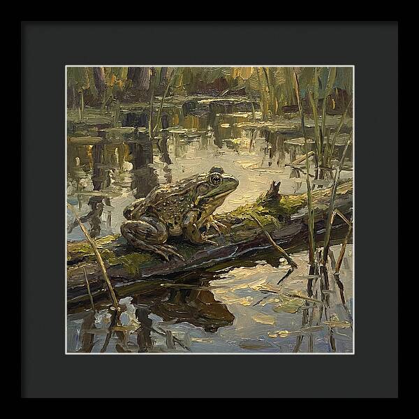 Bullfrog By The Waters Edge