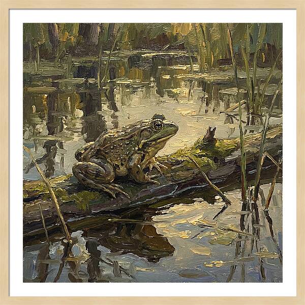 Bullfrog By The Waters Edge