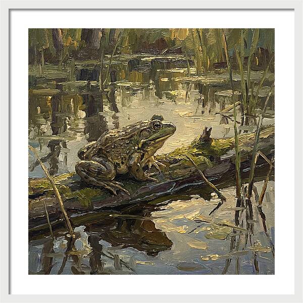 Bullfrog By The Waters Edge