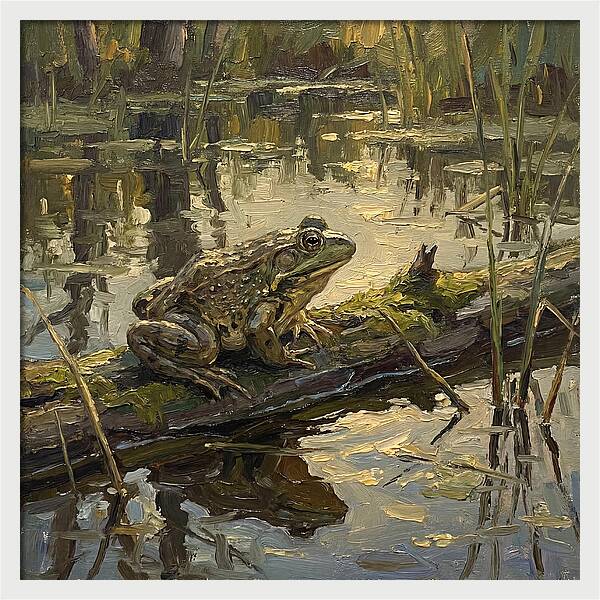 Bullfrog By The Waters Edge