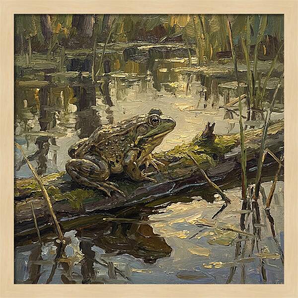 Bullfrog By The Waters Edge