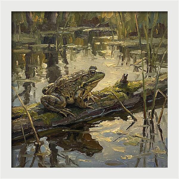 Bullfrog By The Waters Edge