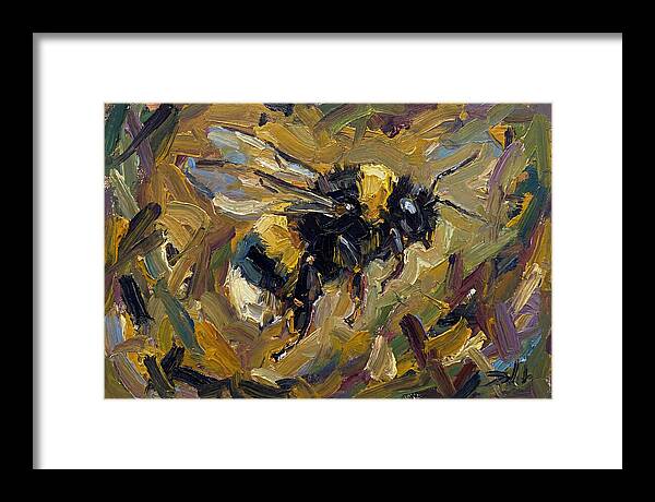 Bumblebee Among Blossoms