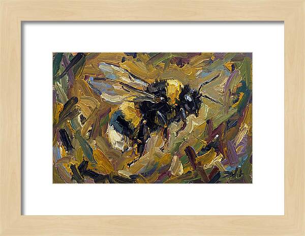 Bumblebee Among Blossoms