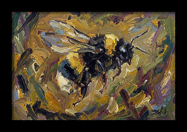Bumblebee Among Blossoms