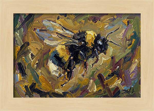 Bumblebee Among Blossoms