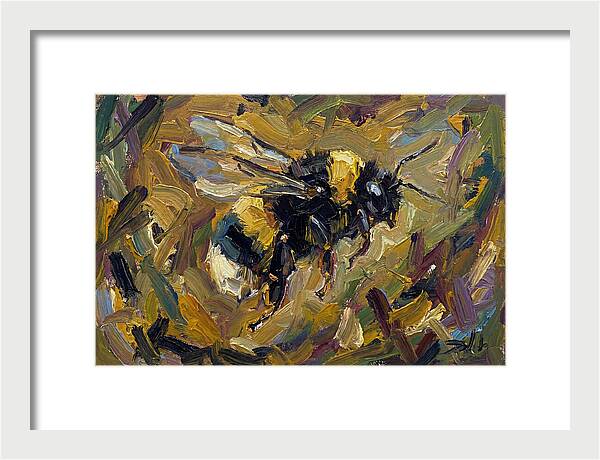 Bumblebee Among Blossoms