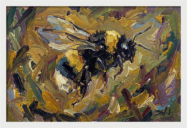 Bumblebee Among Blossoms