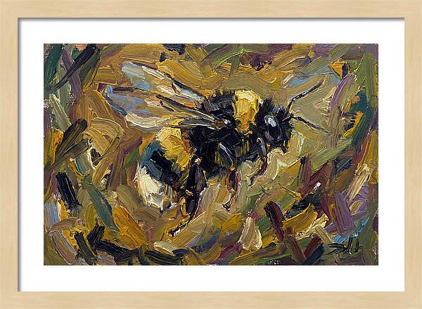 Bumblebee Among Blossoms