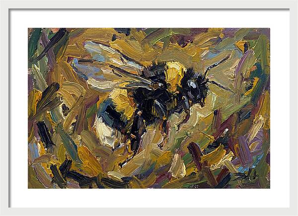 Bumblebee Among Blossoms