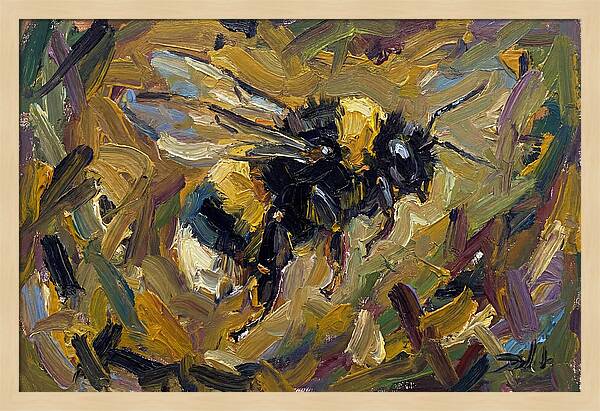 Bumblebee Among Blossoms