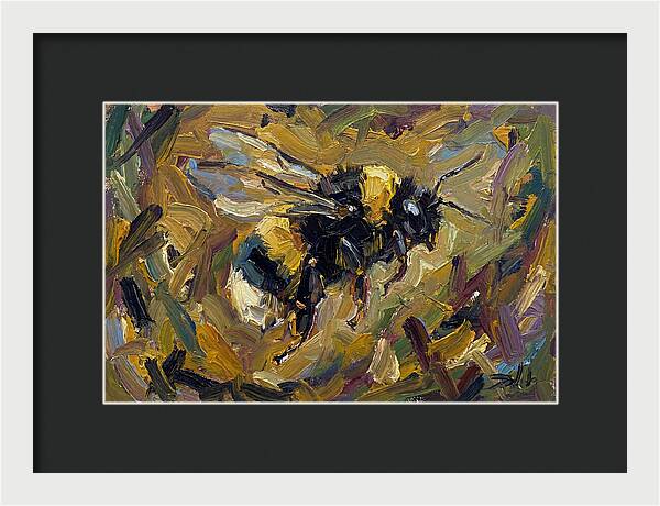 Bumblebee Among Blossoms
