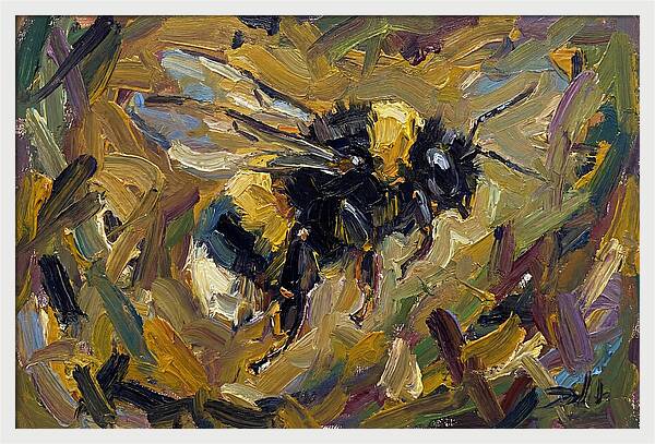 Bumblebee Among Blossoms