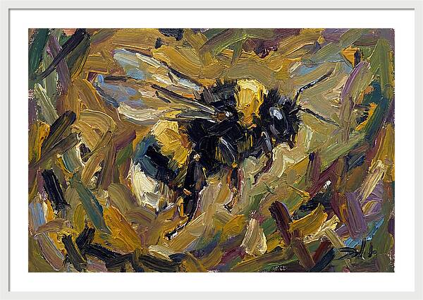 Bumblebee Among Blossoms