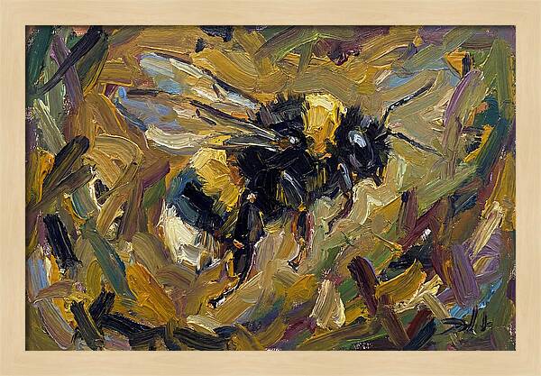 Bumblebee Among Blossoms