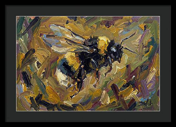 Bumblebee Among Blossoms