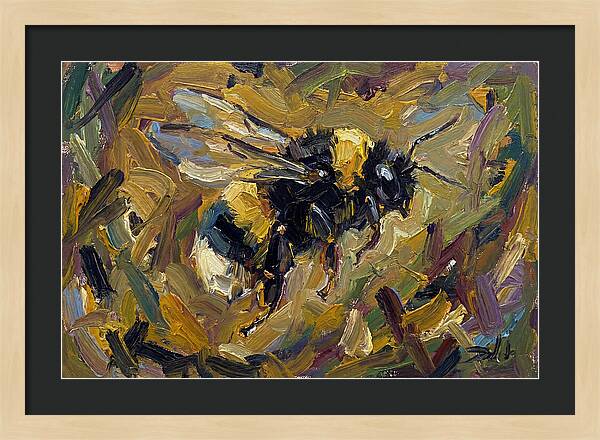Bumblebee Among Blossoms